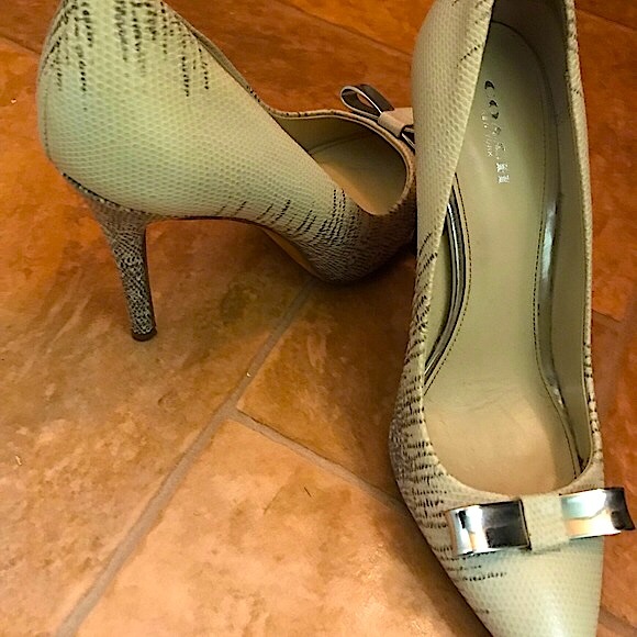 Coach hallie soft printed lizard high heels - Picture 9 of 9